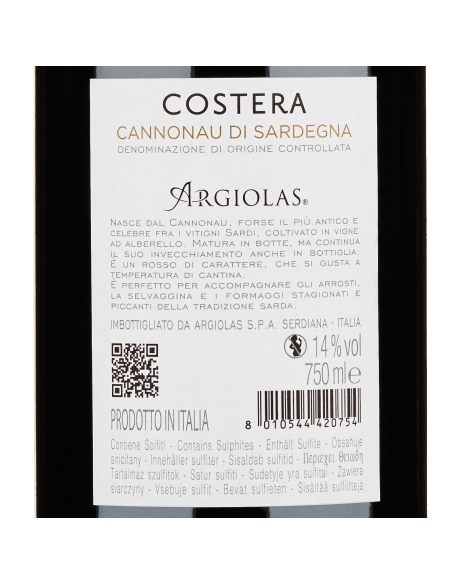 Costera Cannonau di Sardegna DOC