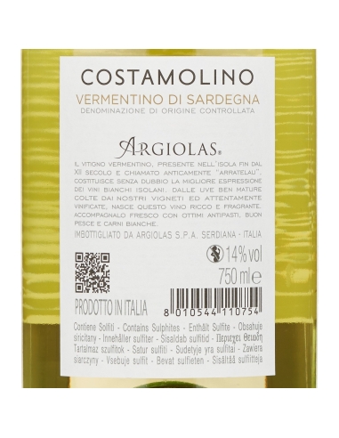 Costamolino Vermentino di Sardegna DOC