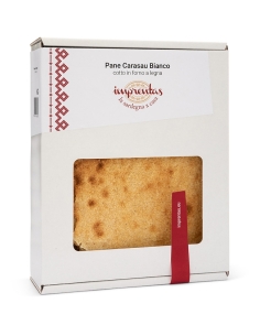 Pane carasu bianco cotto in forno a legna