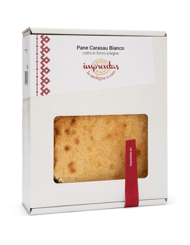 Pane carasu bianco cotto in forno a legna