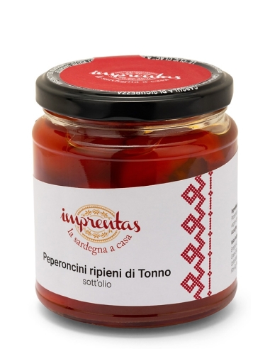 Peperoncini ripieni di tonno sott'olio