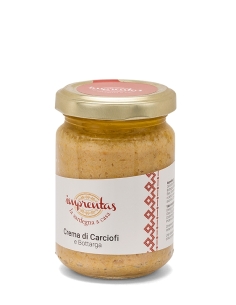 crema di carciofi e bottarga