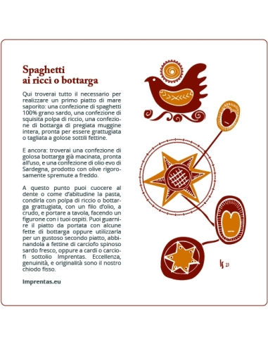 spaghetti ai ricci o bottarga