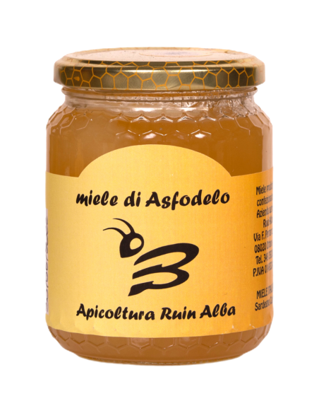 Miele di Asfodelo 250gr Apicoltura Ruiu Alba Miele di Asfodelo 250gr Apicoltura Ruiu Alba