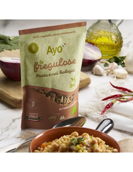 Le Fregulose Pasta e Ceci Biologici Ayo Alimenti Le Fregulose Pasta e Ceci Biologici Ayo Alimenti