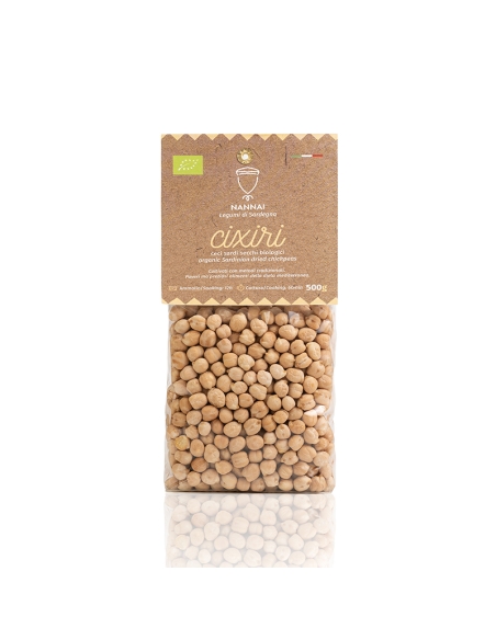 Cixiri Ceci Sardi Secchi Bio 500gr Mandorle di Sardegna