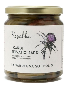 Cardi sardi selvatici sott'olio - Rosalba Delizie