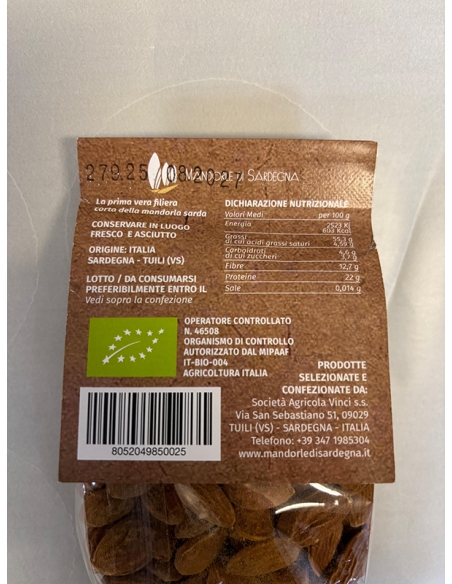 Mandorle Sgusciate Bio 250gr - Mandorle di Sardegna