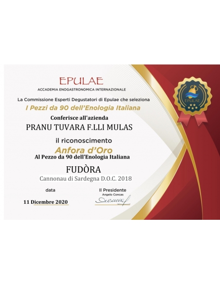 Fudòra Cannonau di Sardegna DOC - Pranu Tuvara