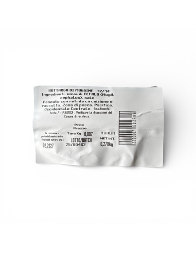 Bottarga Muggine intera - Sardegna a Tavola