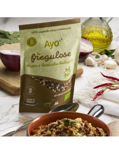 Le Fregulose Pasta e Lenticchie Biologiche Ayo Alimenti