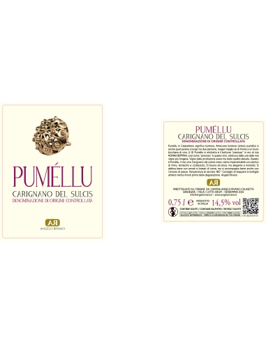 Pumellu Carignano del Sulcis DOC - Angelo Rivano
