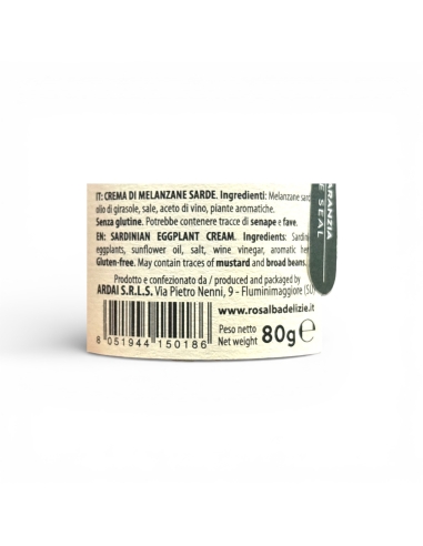 Crema di Melanzane Sarde - Rosalba Delizie