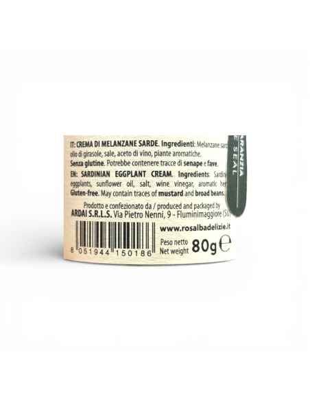 Crema di Melanzane Sarde - Rosalba Delizie