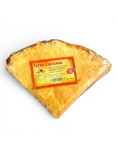 Pane Carasau Guttiau a lievitazione naturale e forno a legna 500gr