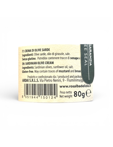 Crema di Olive Sarde - Rosalba Delizie