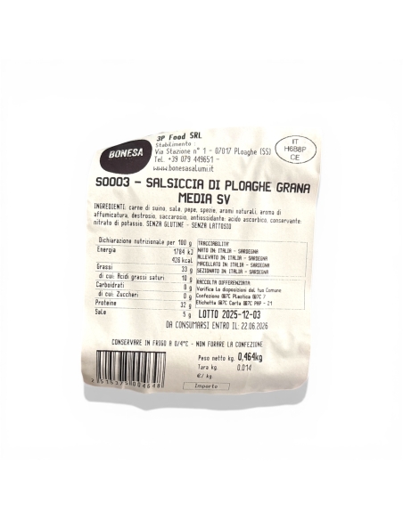 Salsiccia di Puro Suino