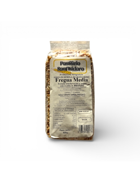 Fregola (Fregula - Fregua) sarda 100% grano sardo Pastificio Sant'Isidoro