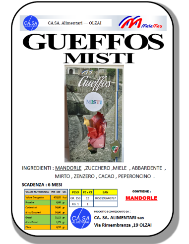 Gueffos - Guelfi Misti 150g