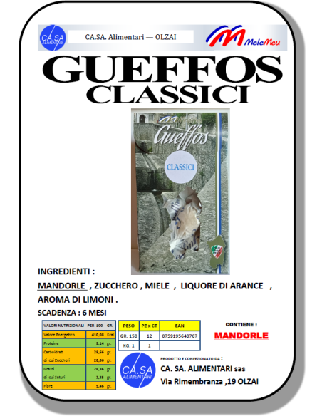 Gueffos - Guelfi Classici 150g