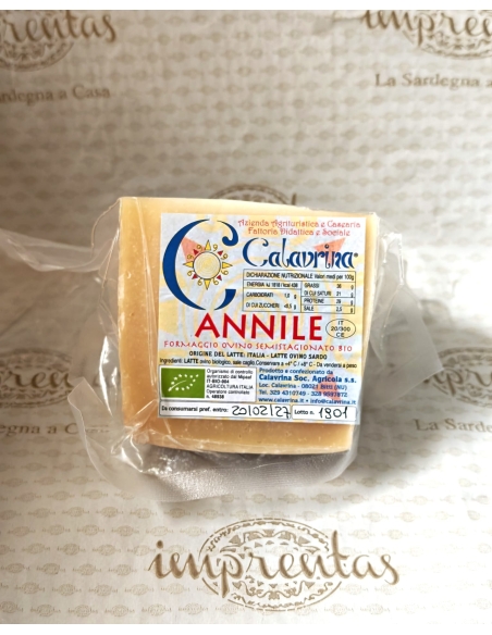 Pecorino Bio Annile 500 gr circa - Minicaseif. Calavrina - Bitti